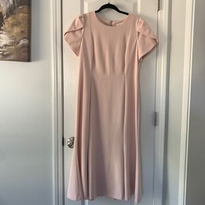 Calvin Klein Blush Pink Midi Dress